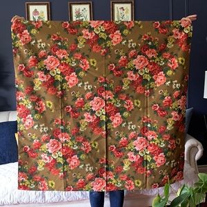 Vintage Floral Table Cloth/Curtains